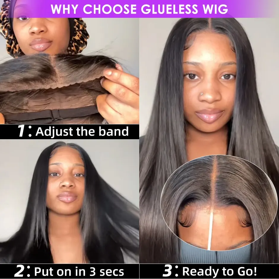 Glueless 4x4 Closure Lace Wigs – Reasonable Radiance Hair