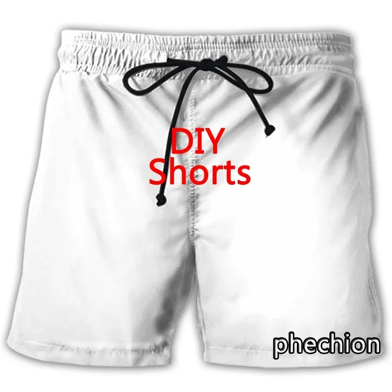 

phechion New Men/Women DIY 3D Printed Casual Shorts Fashion Streetwear Men Loose Sporting Shorts A01