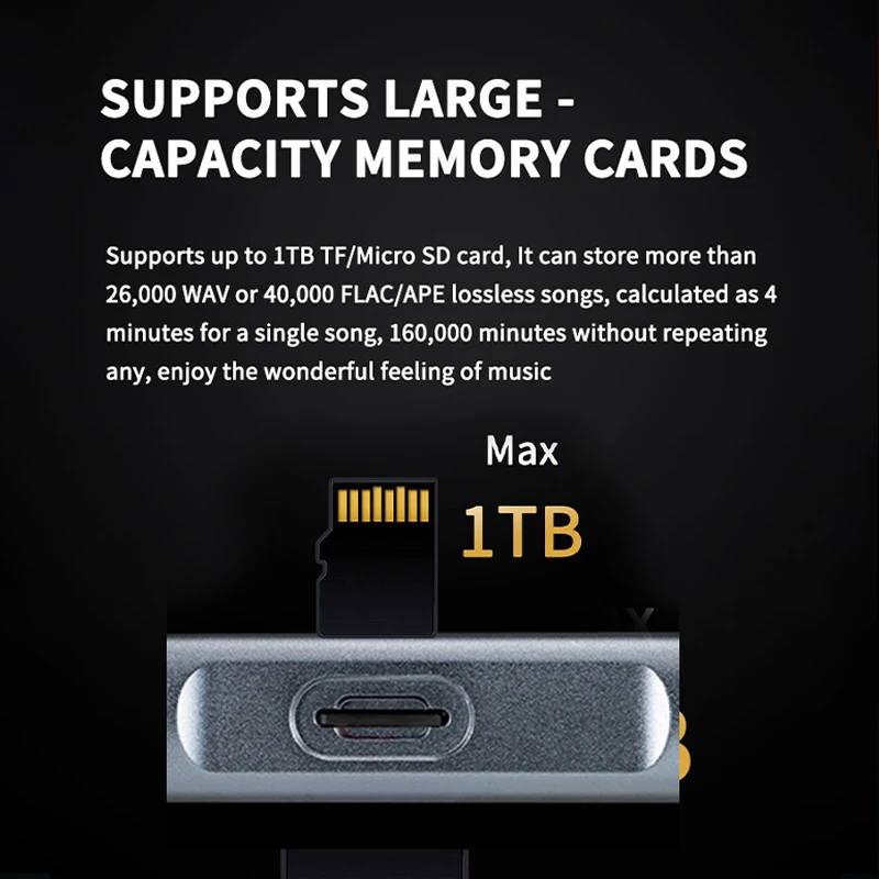 XDUOO X5 HIFI music Player portable Hi-Res lossless DSD256 PCM384kHz Bluetooth Touch Screen Adjustable EQ USB DAC X34005
