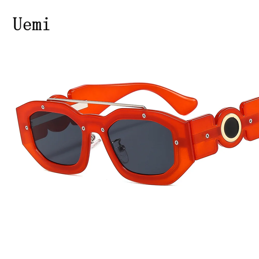 2022 Fashion Mens Sun Brand Irregular Square Small Frame Women'S Sun Glasses Retro Driving Trend Shades UV400_voghion.com