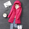 Women's X-long Office Lady Hat Detachable Puffer Jackets 2023 New Arrival Autumn Winter White Duck Down Warm Coat 3