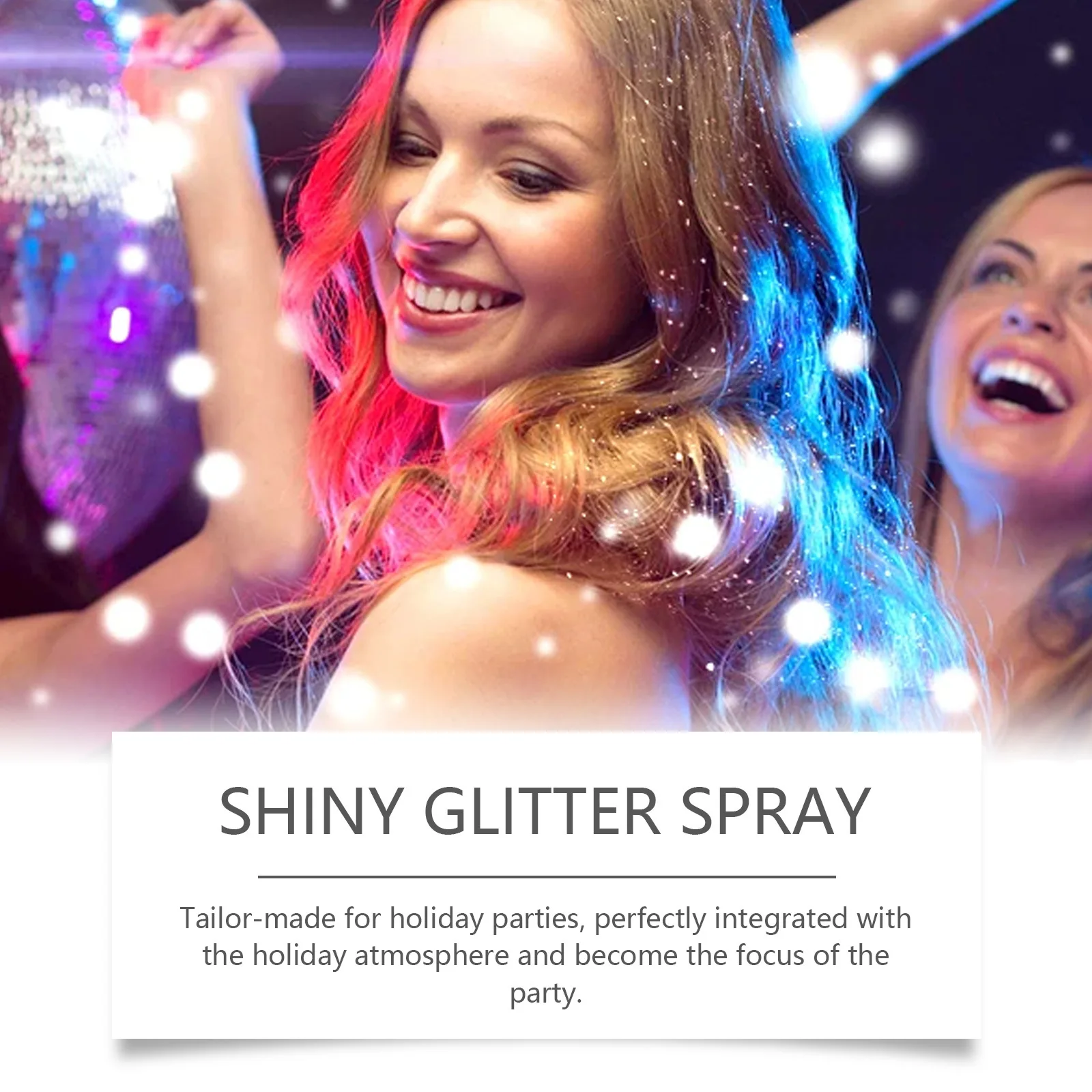 EELHOE Blue Glitter Mist Collarbone Highlight Skin Brightening Glitter Party Festive Makeup Aid Face Glitter Body Spray Cosmetic 5