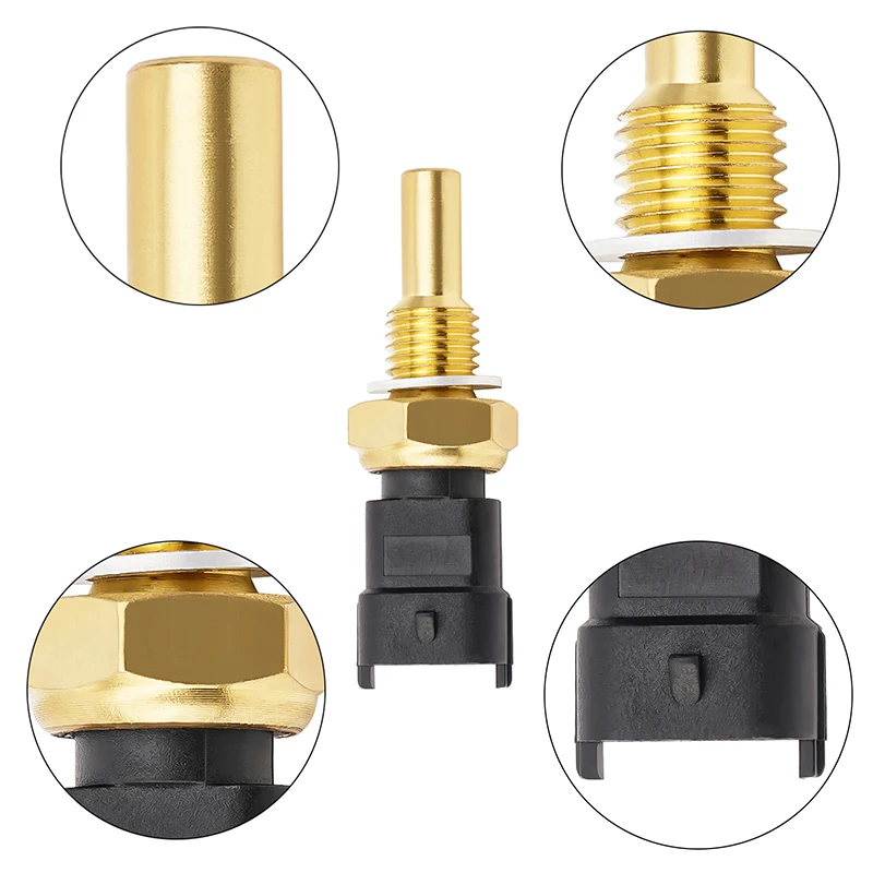 AHL Water Temperature Sensor 278002895 278001016 Temp Switch for Can-am Commander 1000 2011-2015 2018-2019;800 R 2012-2015 2018-2019;Max 1000 2014-2019;Max 800 R 2016 2017 2018 2019 
