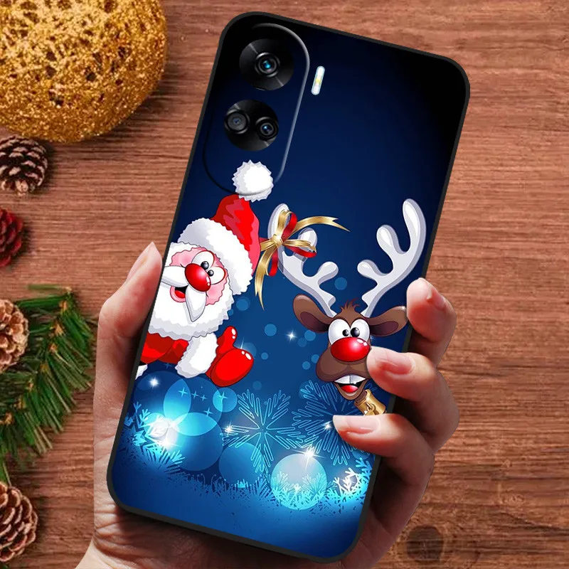 Festive Silicone Soft Case with Cute Bumper Design