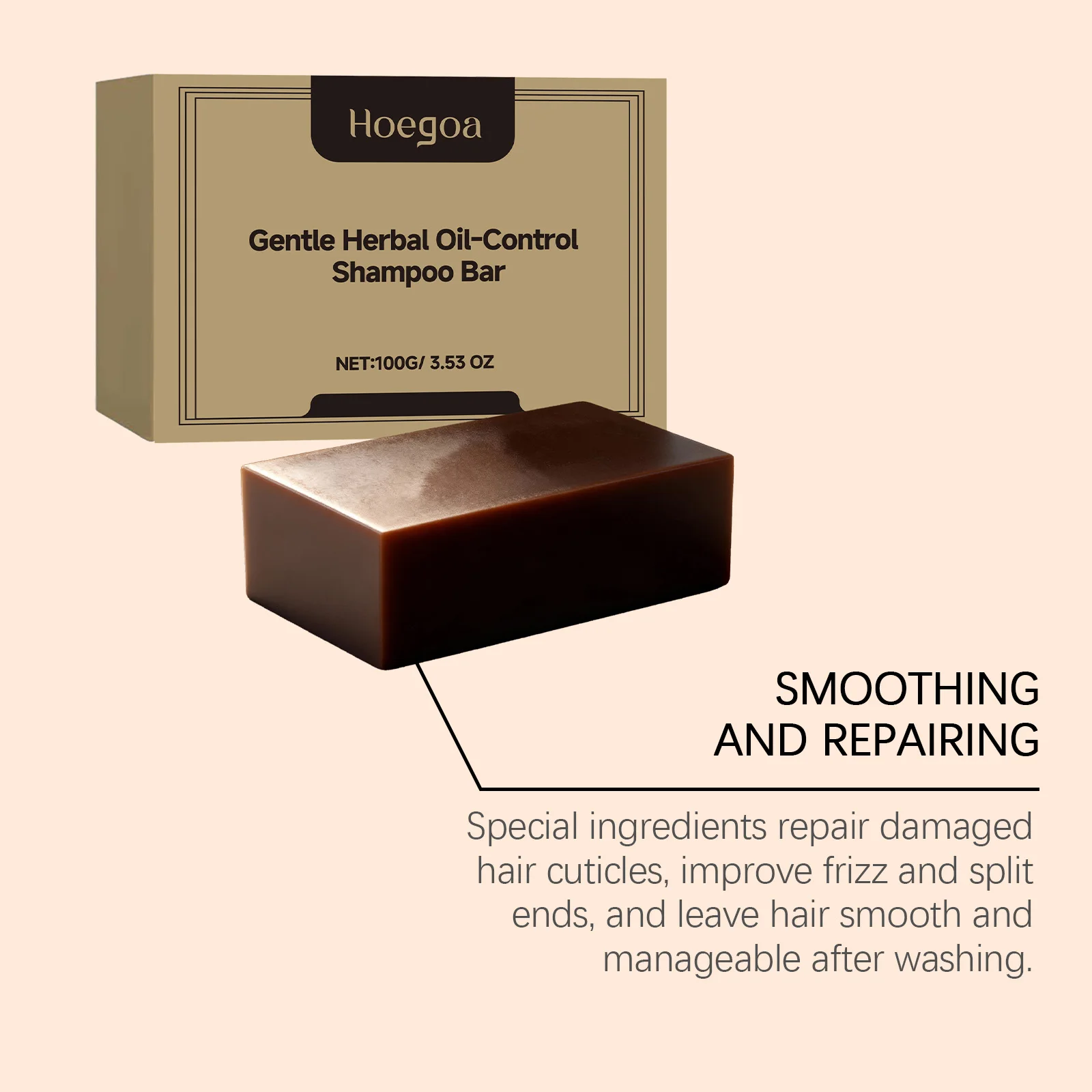 Herbal Oil-Control Shampoo Bar-A Hair-Care Shampoo Bar for Cleansing Hair ,Nourishing Tresses,and Delivering Smooth Shine&Volume