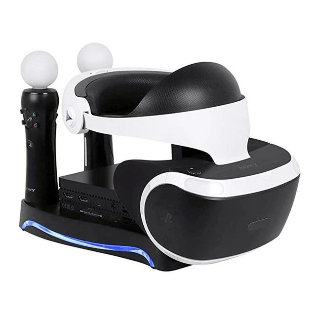 Stand For Sony Playstation Game Console Play Station Ps 4 Vr Helmet Headset Ps4 Psvr Move Accessories Usb Charger Support Holder Stands -