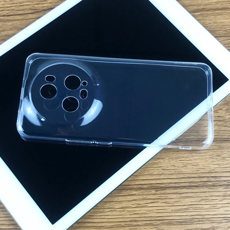 Honor Magic5 Magic 5 Pro 5G 초박형 소프트 TPU 실리콘 젤, 투명 카메라 보호 케이스 뒷면 커버