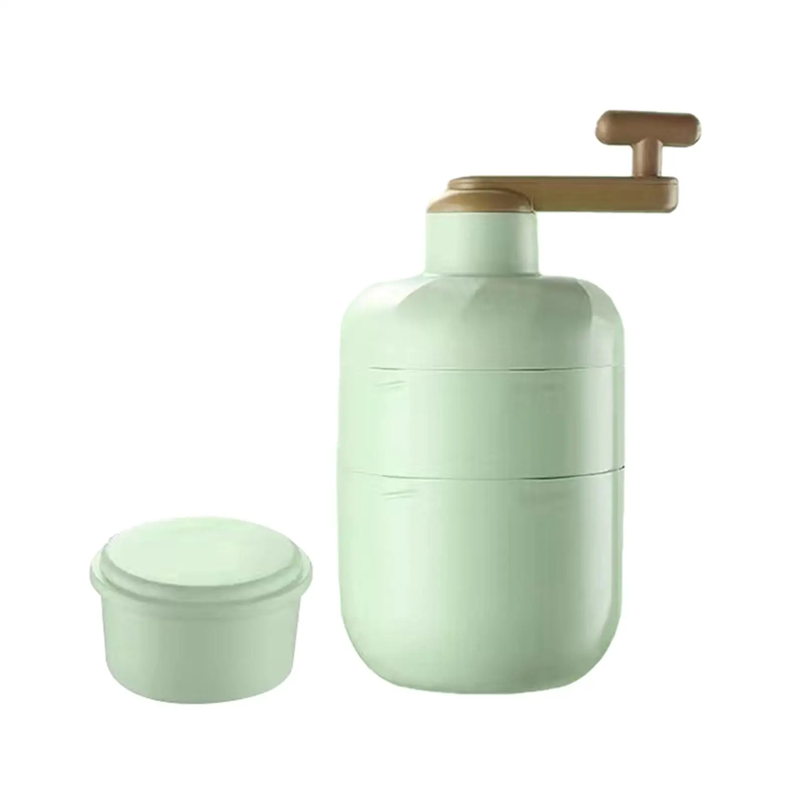 Ice Crusher Machine for Home Shaved Ice Maker for Making Snow Cones or Slushy Reusable Fruit Smoothie Machine for Camping Home 3