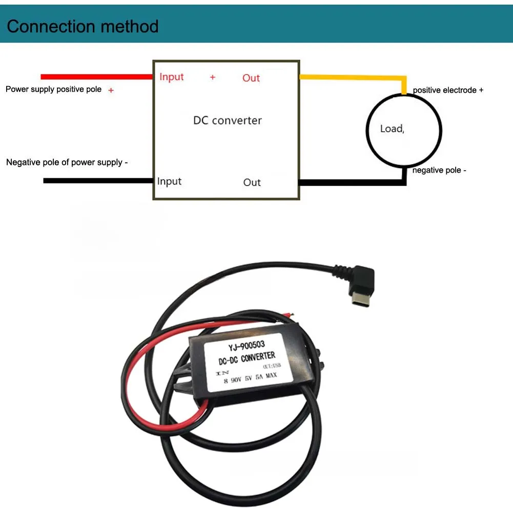 10 Pcs DC-DC Buck Converter Module - 6-24V Input To 5V 3A Output, USB Charger Module For 12V/20V Systems