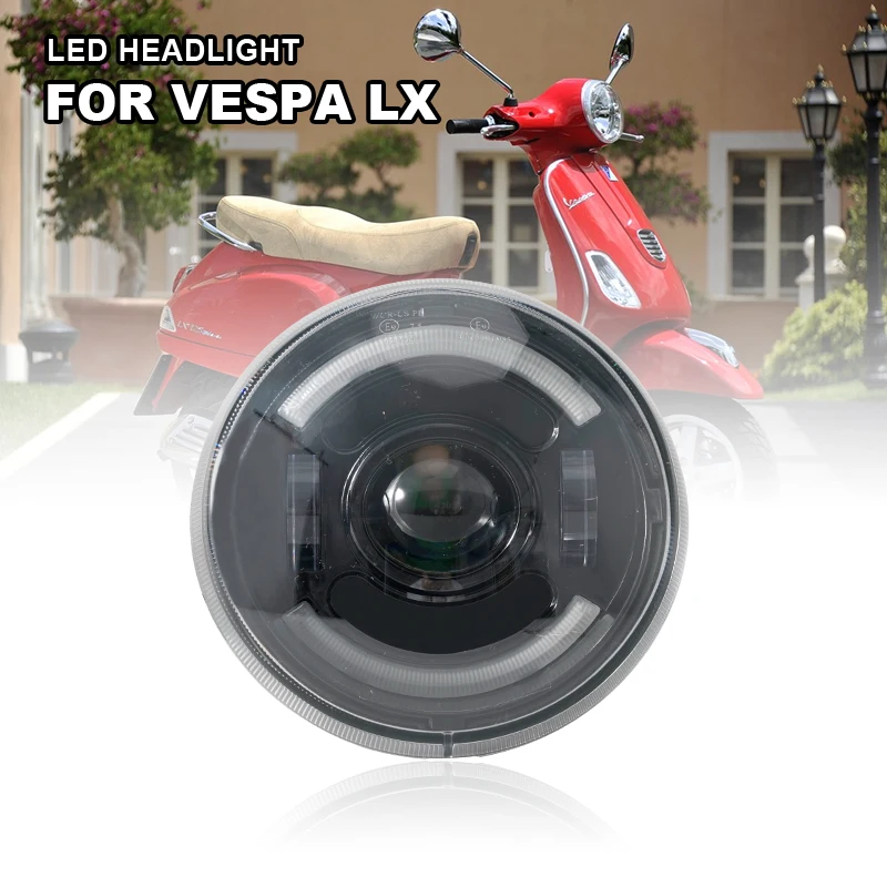 

LED Motorcycle Headlight Hi/Lo Beam For Vespa LX 150 2006-2014