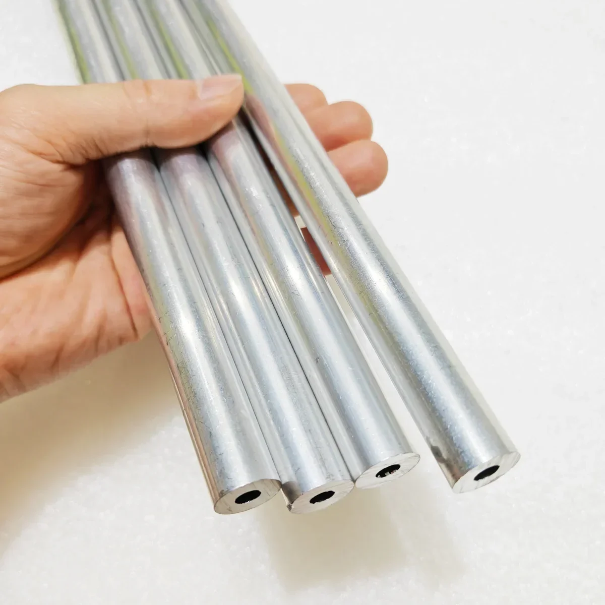 6063 Aluminum Alloy Tube Aluminium Pipe OD15-60mm ID3-50mm Wall Thickness 5mm Straight Hollow Round Pipes Plumbing Metal