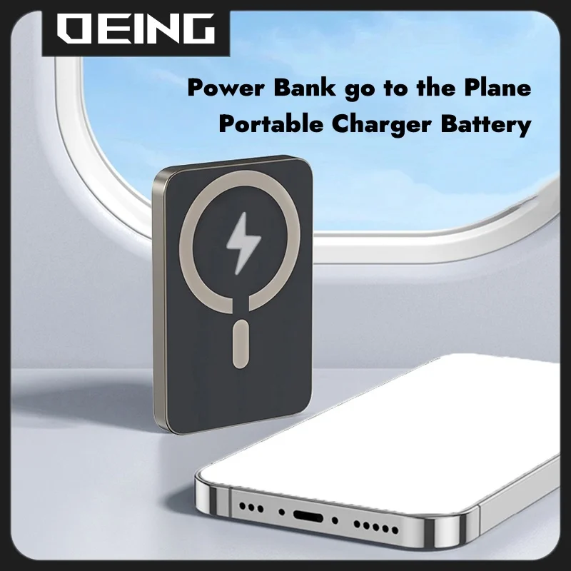 High Quality Battery 10000mAh Macsafe Powerbank PD20W Magnetic Wireless Fast Charger For iPhone Xiaomi Huawei Samsung Power Bank 6