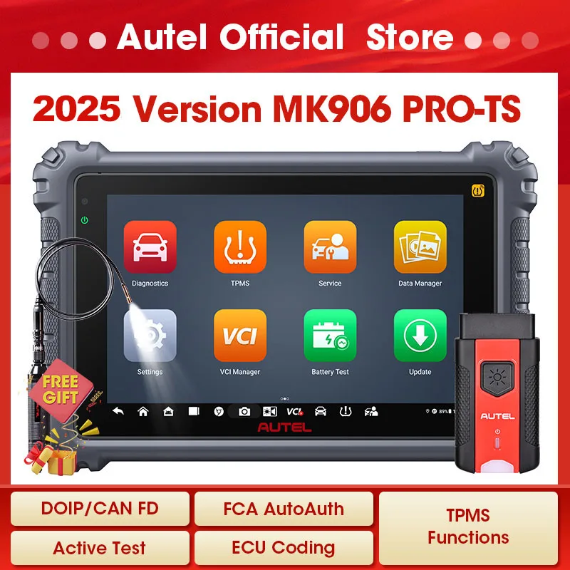 Autel MaxiCOM MK906 Pro-TS - Scanner Diagnostico Auto Con TPMS, Codifica ECU, Aggiornato 2022 - Foto 2