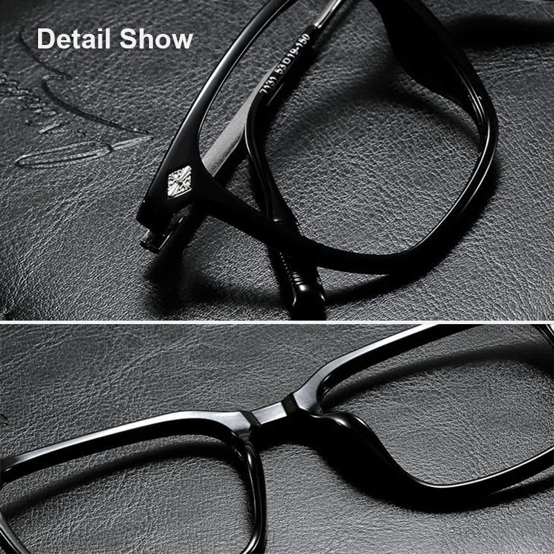 Fashion Optical Glasses Frame Women Anti Blue Light Men Business Large Square Eyeglasses Vintage Prescription Eyewear