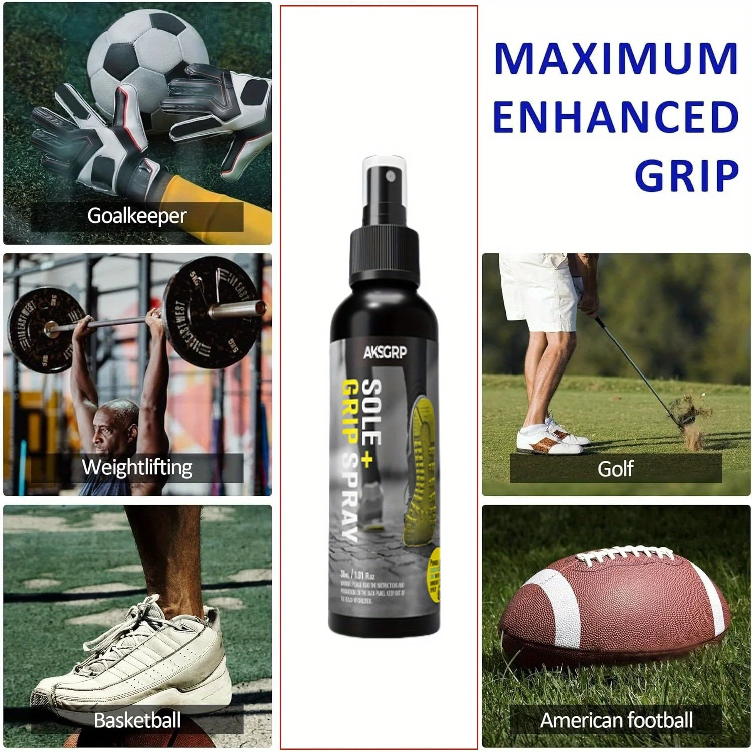 Basketball Shoe Grip Spray - Improve Sole Traction & Court Grip - Rejuvenate & Elongate Sneaker Life -for Various shoes,120ml view 3