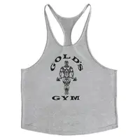 Coton Muscle musculation Fitness gilet à bretelles sport hommes coton vêtements de sport amples gilet mince vêtements de Fitness musculaire 3