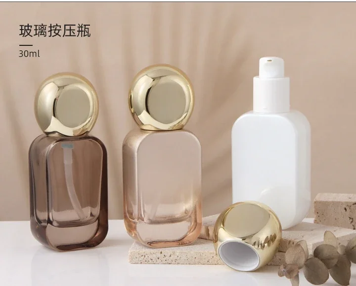 30ml Glass Spray Bottle Lotion Pump Bottle Perfume Bottle Glass