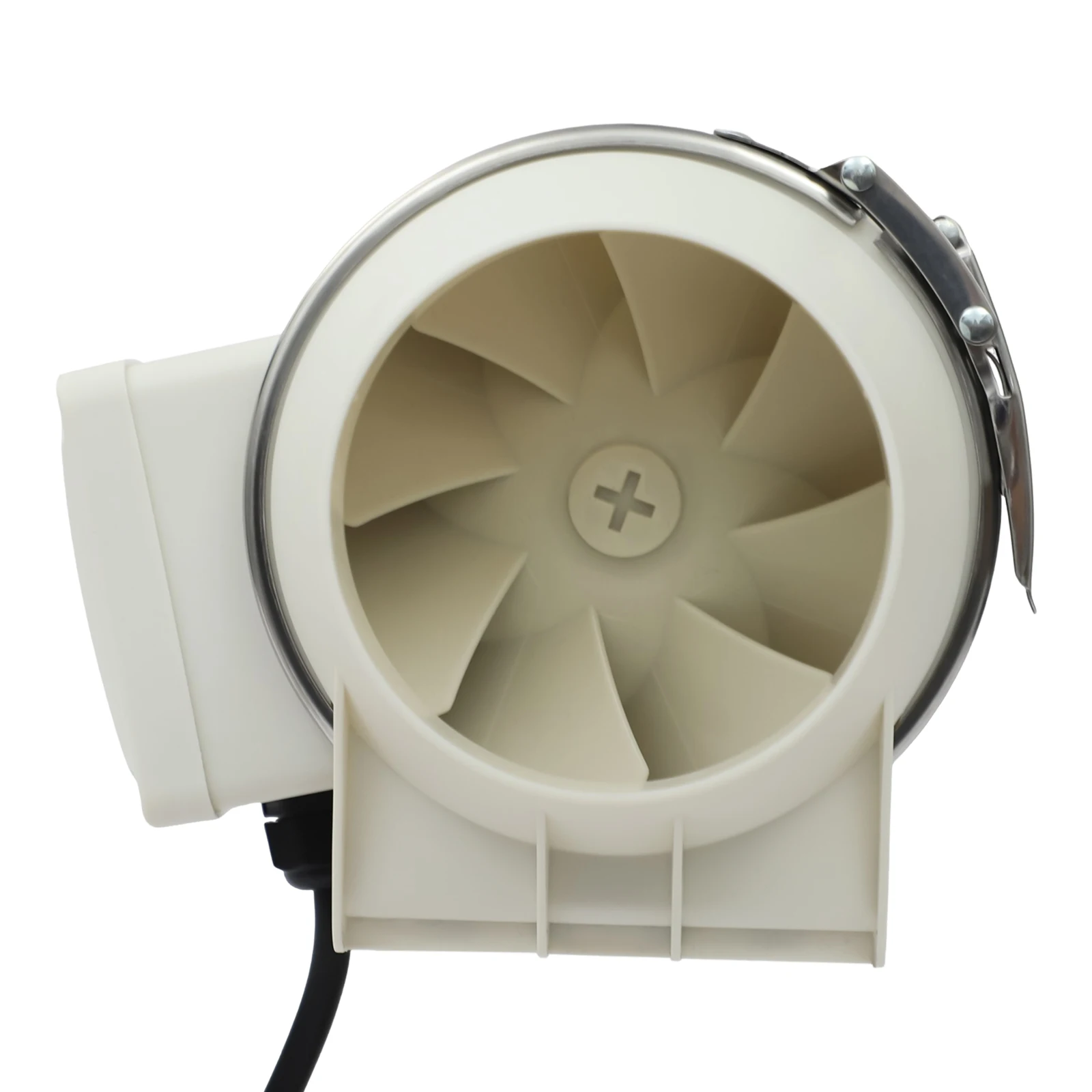 Ventilateur d'extraction en ligne 220V, 2600 tr/min, puissant, pour conduits, extracteur d'air haute efficacité pour salle de bain, cuisine, serre de culture 8