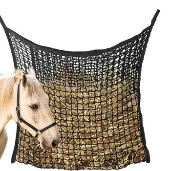 1 PCS Slow Feed Hay Net Hay Bags for Horses with Large Capacity Horse Feed Bag Easy to Hang Hay Nets for Horse Feeder