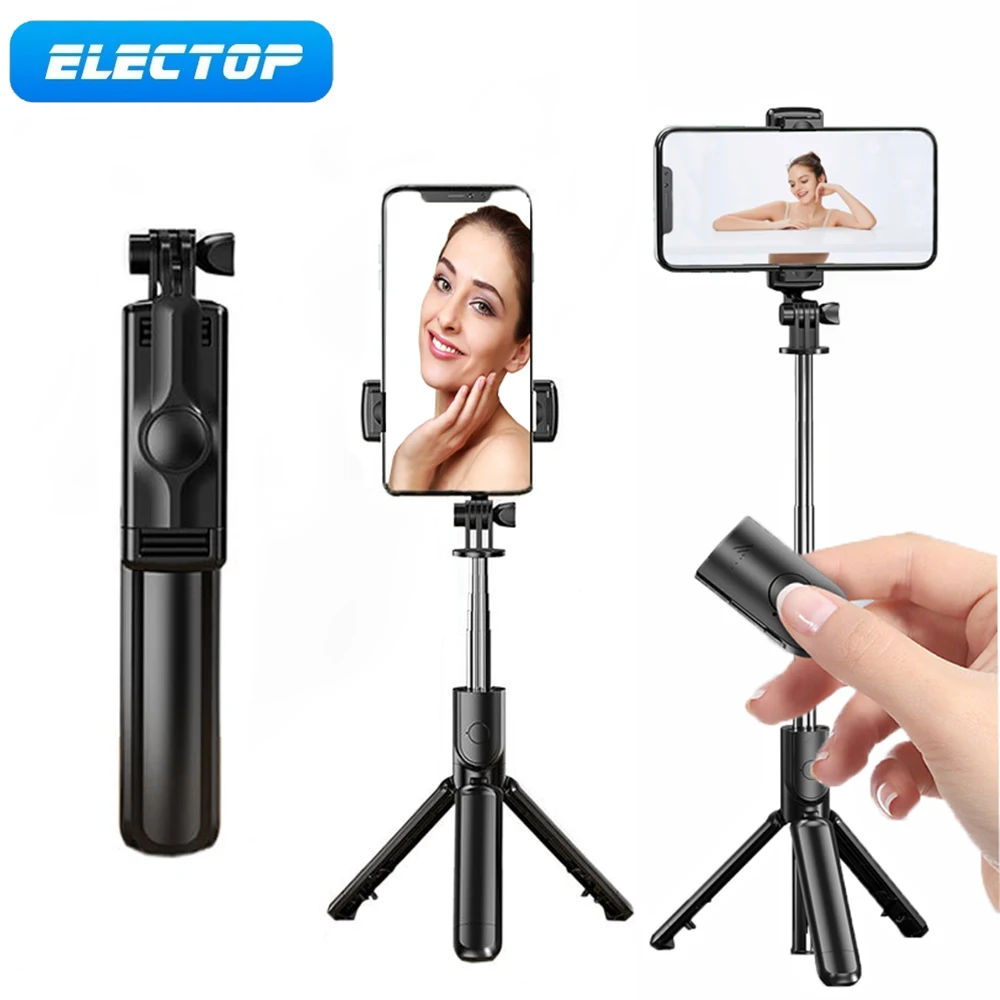 Selfie Stick Iphone 11 Pro Max Electop Tripod Wireless Bluetooth