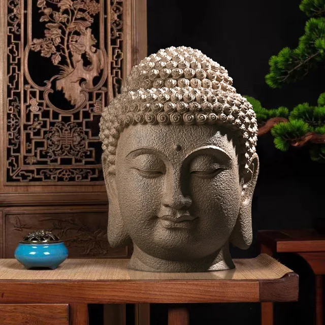 Zen Buddha Head 1