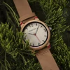 BOBO BIRD Men's Classic Quartz Watch Natural Bamboo Case with Genuine Leather Strap Customized Dropshipping 2