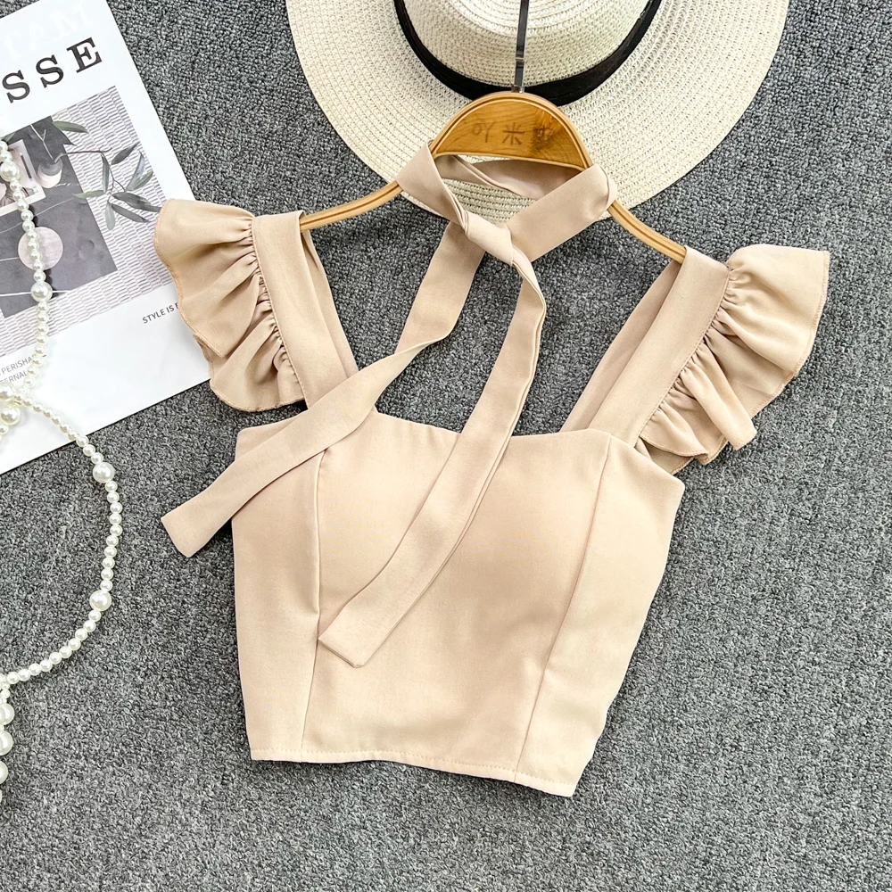 Debardeur Femme Bra Tank Top Ropa Mujer Gorset Camisoles for Women Butterfly Crop Tops Cropped Harajuku Tanks Dropshipping