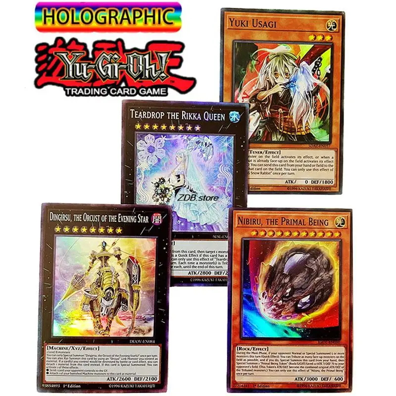 50/100 Pz Carta Yugioh Inglese Nessuna Ripetizione Olografica Yu Gi Oh Master Duel Competitivo Deck Trading Yu-Gi-Oh Gioco Collezione Lucida