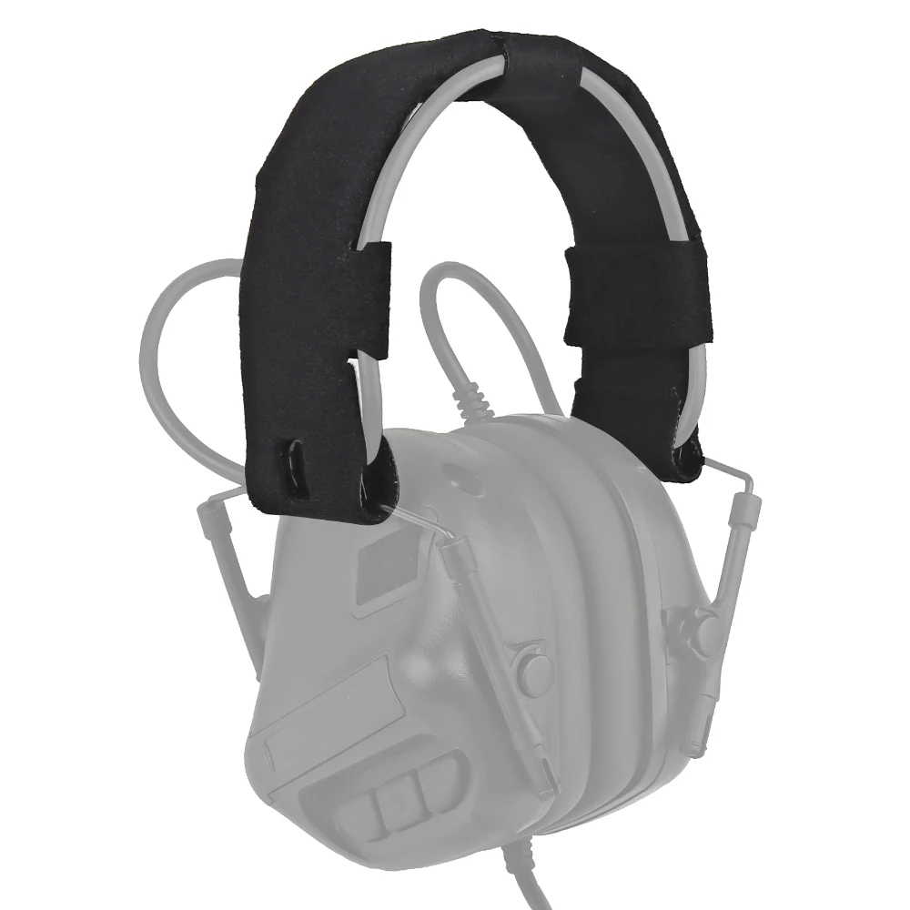 Tactical Headphone Sticker Headband Replaceable Magic Sticker Scratch Resistant Fixed Protection Cable Hunting accessories