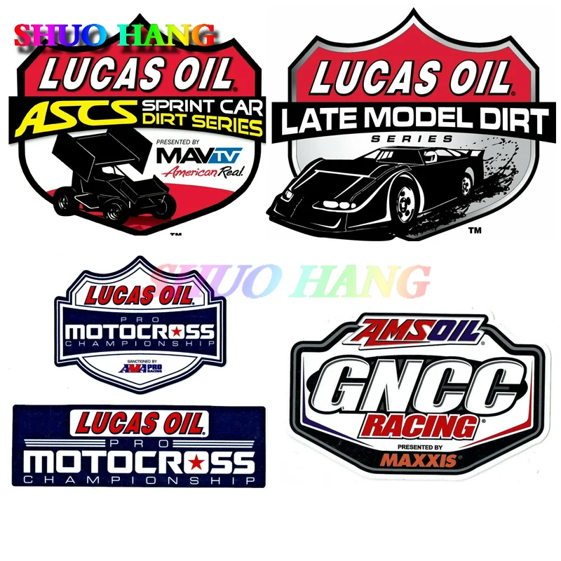 Lucas Oil Pro Off-Road Racing Model Dirt Series Racing Sticker Die Cut Vinyl Ricambi Auto Window Trunk Racing Decor Decal Pvc