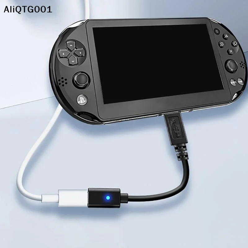 P S Vita2000 컨트롤러 충전 어댑터 유형 C LED 변환 코드 게임 콘솔 전원 와이어 용 1/3Pcs USB C 케이블