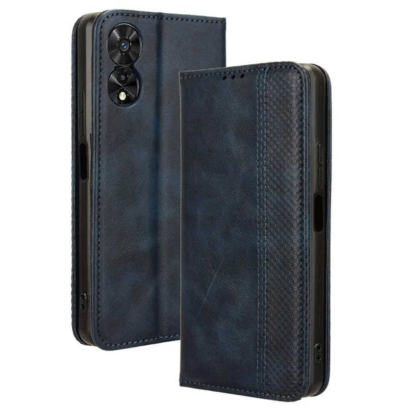 Premium Magnetic Retro Wallet Case - PU Leather