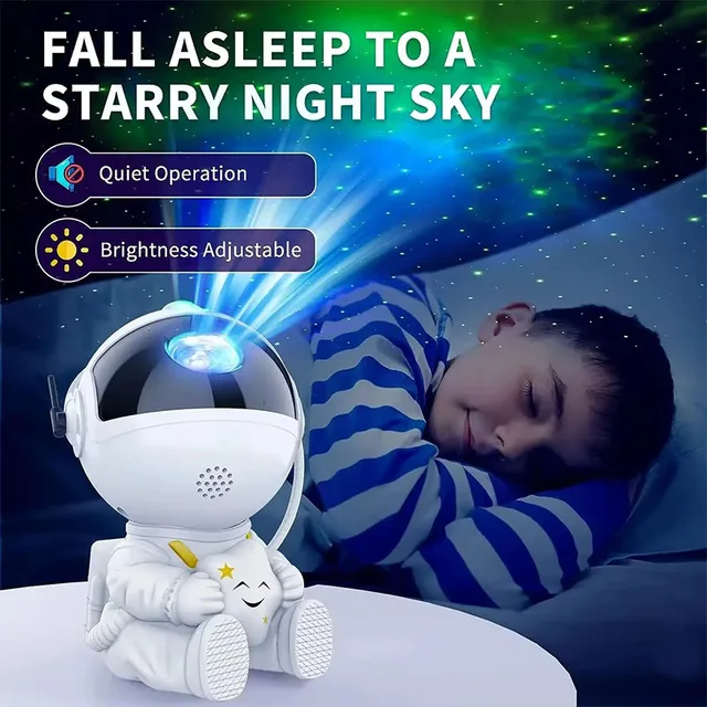 Galaxy Star Astronaut Projector LED Night Light Starry Sky Porjectors Lamp Decoration Bedroom Room Decorative For Children Gifts 2