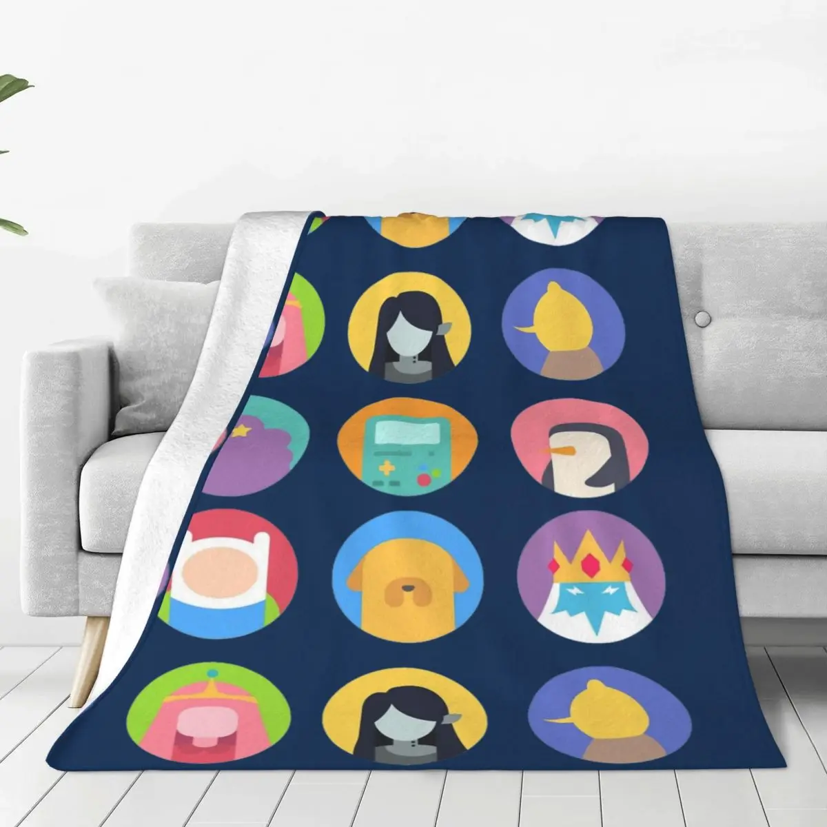 

Princess Bubblegum Fun Blanket Cover Fleece Super Soft Throw Blanket for Home Couch Bedroom Quilt