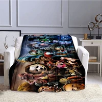 Horror Movie Nightmare Killer Blanket Children's Blanket High Quality Flannel Blanket Soft and Comfortable Home Travel Blanket 1