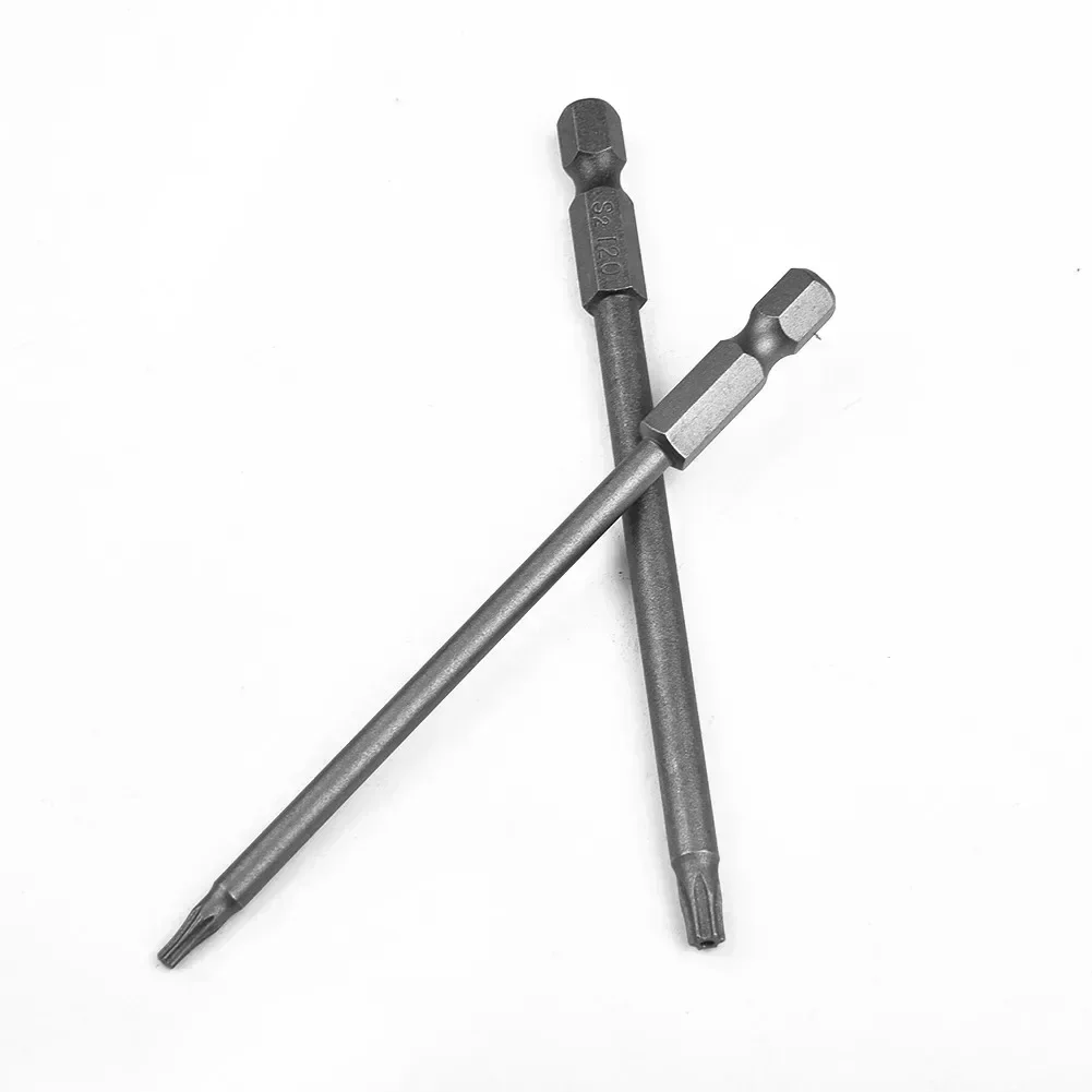 Magnetic Torx Screwdriver Bit 100mm Long T8 T10 T15 T20 T25 T27 T30 T40 Hand Tools Quincunx Head 1PC magnetic screwdriver bits,magnetic screwdriver bit set,screwdriver bit