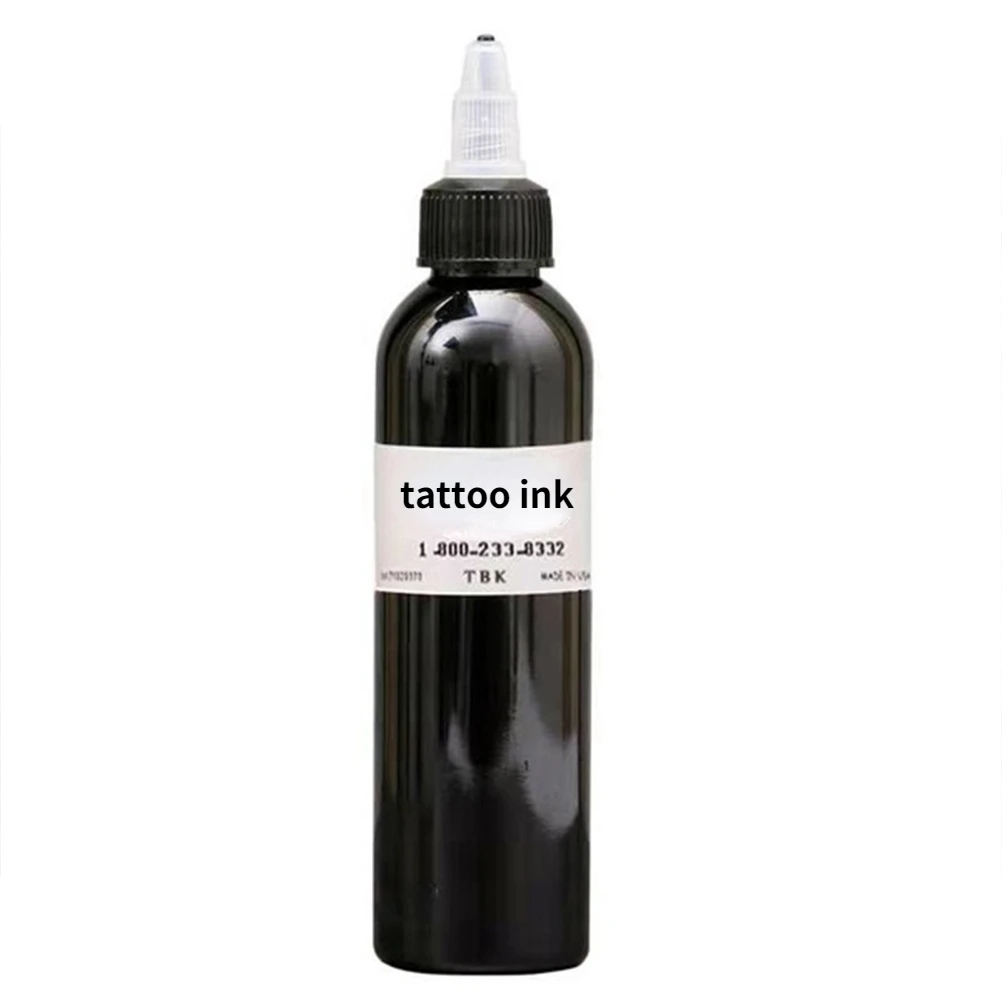 Tattoo Ink Tattoo Ink Pigment 30ml/60ml/90ml/120ml Black Tattoo Ink Pigment Professional DIY Tattoo Pigment Practice Ink Body Art
