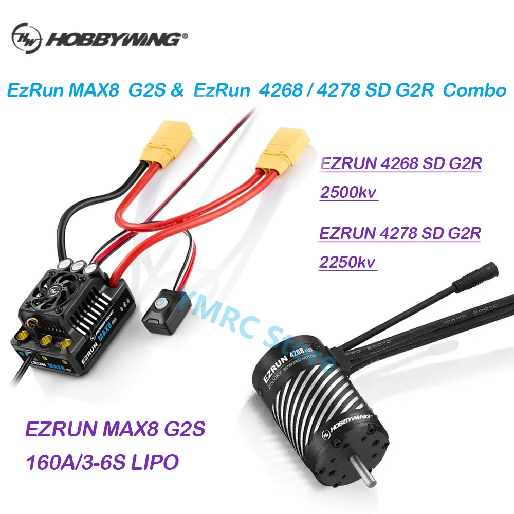 Hobbywing Ezrun Max8 G2 Esc Motor | Max8 Hobbywing Combo G2
