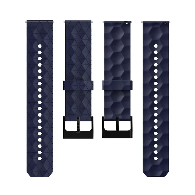 Breathable 22mm Football Design Watchband Strap Wristband
