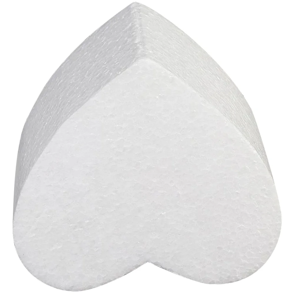 

Foam Heart Shaped Cake Dummy Model Sugar Craft Fondant Flower Decor Practice Model Wedding Baking Tools