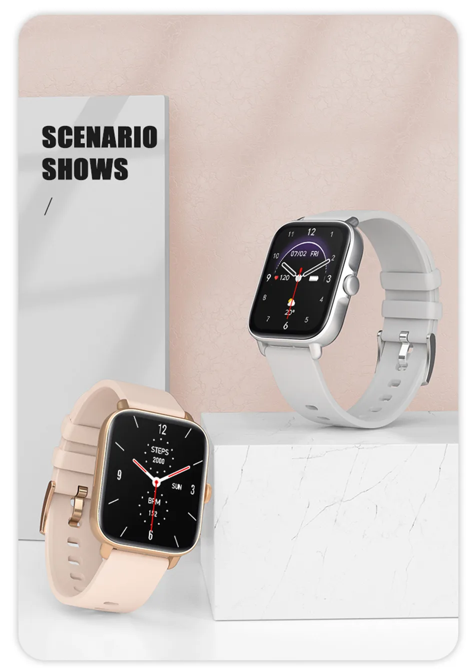 2022 New Full Touch Smart Watch Men women Fitness Watch IP67 Waterproof Bluetooth Answer Call For Android ios Men Smart Watch