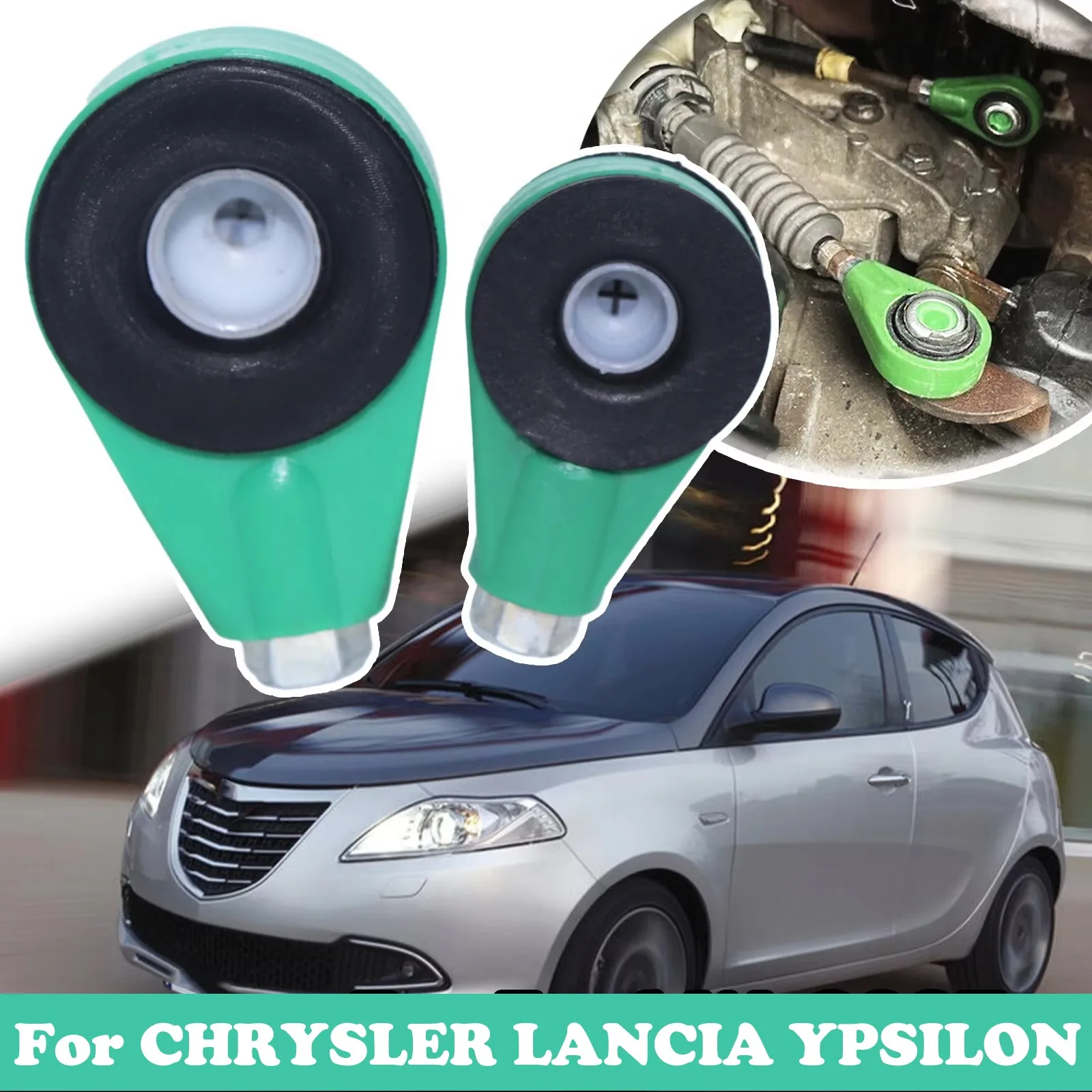 For CHRYSLER LANCIA YPSILON III Manual Gearbox Shift Cable Linkage Bushing Repair Kit Shifter Lever Selector Connect Both End