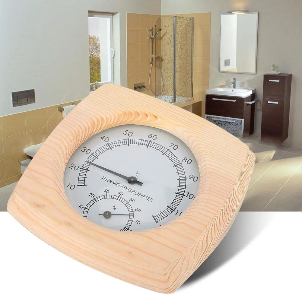 Accuracy Dial Thermometer Sauna Humidity Accessory Easy Installation Design High Accuracy Readings Long-lasting Sauna Accessory 3