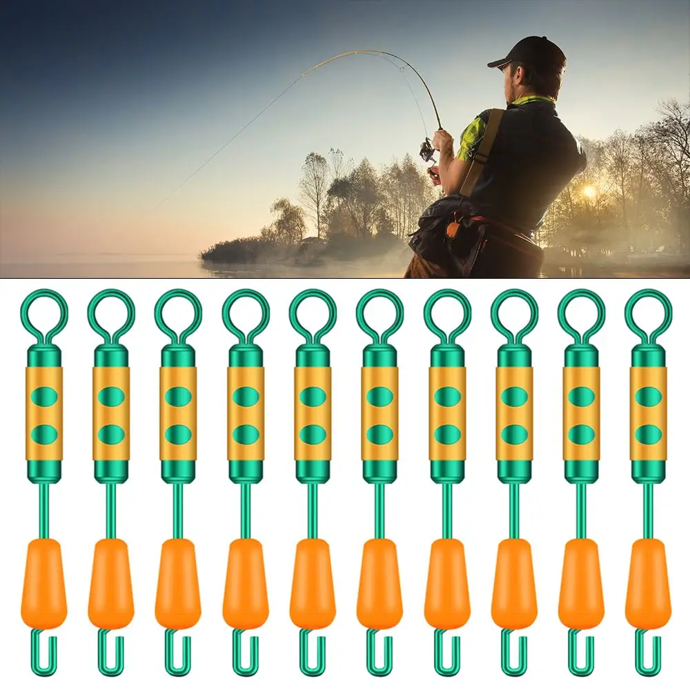 Angeln Wirbel Spinning Ring Snap Angeln Roll Wirbel Barrel Snap Köder Stecker Salzwasser Angeln Clip Snap Trolling Tackle – Detail 8