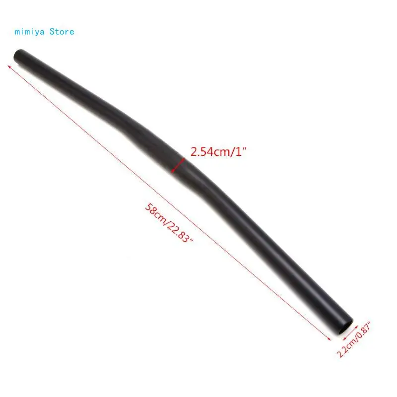 

pipi 25.4mm Aluminum Alloy Handlebar Straight Bike MTB Riser Flat Handle Bar