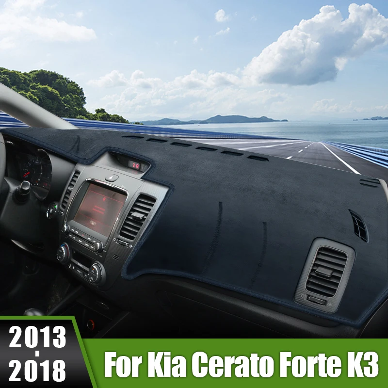 For Kia Cerato Forte K3 2013 2014 2015 2016 2017 2018 Car Dashboard Mat Avoid Light Sun Shade