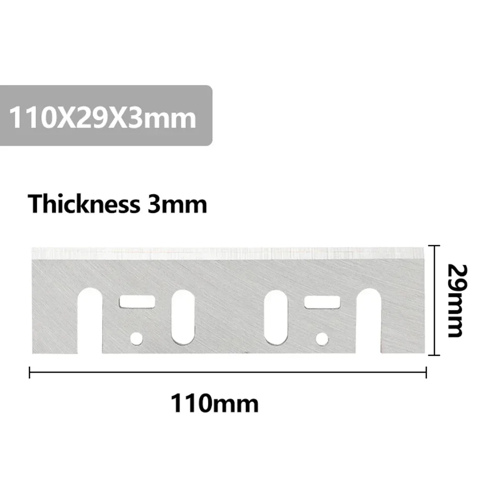 2pcs 110mm HSS Planer Blade For 1911B 1912B 1002BA Below Listed Planers 1002BA 1912B 1911B 1911 Electric Planer Tools 6