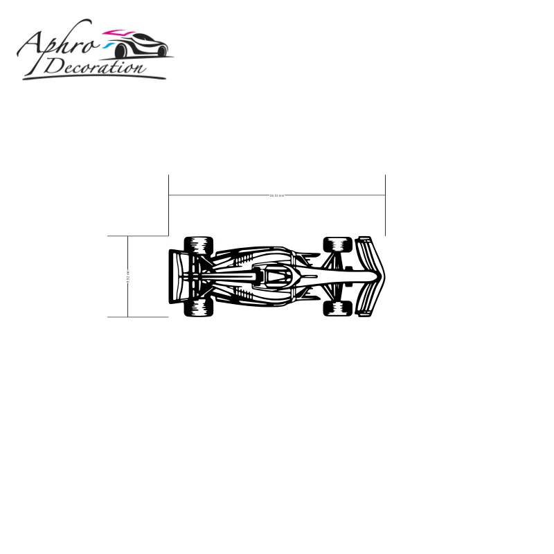 1PC Minimalist F1 Formula racing Wall Decor sticker Wall Indoor window glass Decoration Ornament 587