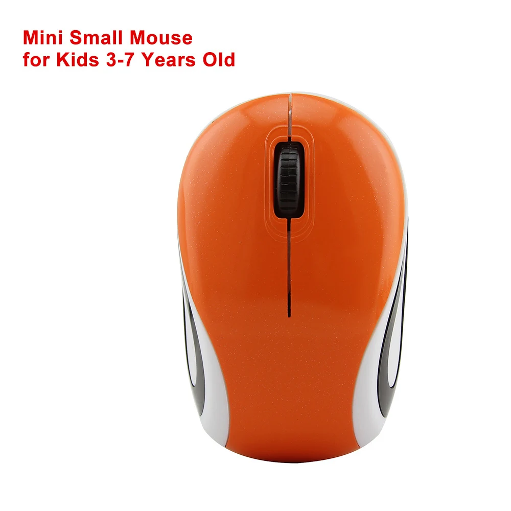 Raton Mini Mouse sem Fio para Crianças Jogos de Computador Pequeno Portátil Óptico Usb Ergonômico pc Laptop 1600dpi - Imagem 2