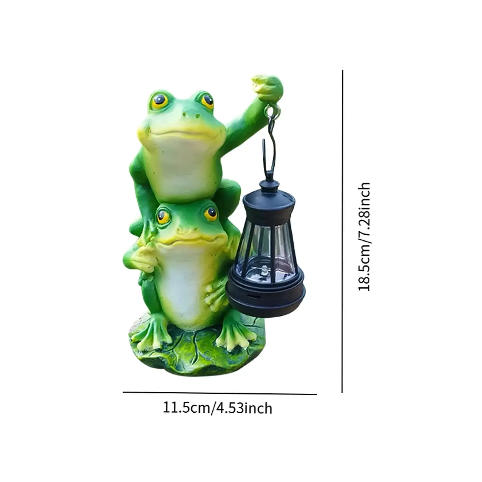Solar Frog Garden Ornament 6